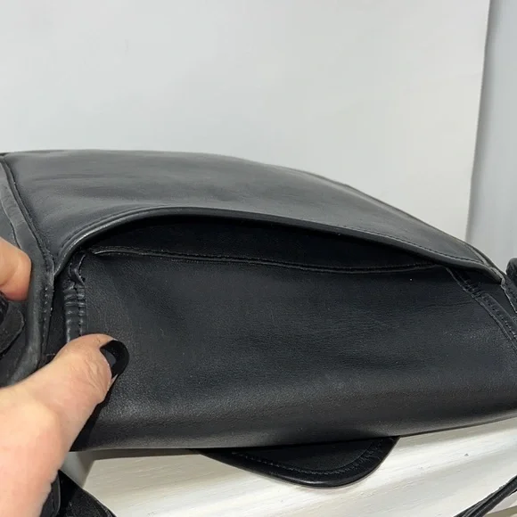 Coach Vintage Patricia’s Legacy Crossbody Black Leather Shoulder Bag - Picture 7 of 15